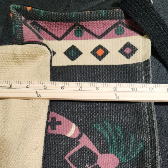 Western woven Aztec tote bag - Picture 8 of 9